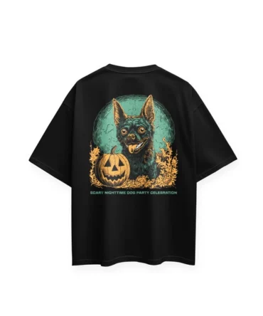 Halloween OVERSIZE T-SHIRT ( BLACK )