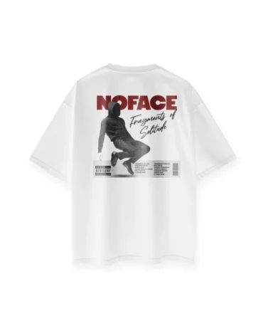 NOFACE OVERSIZE T-SHIERT ( WHITE )